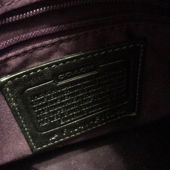 Metallic Gun Metal Coach Bag - Picture 5 of 5